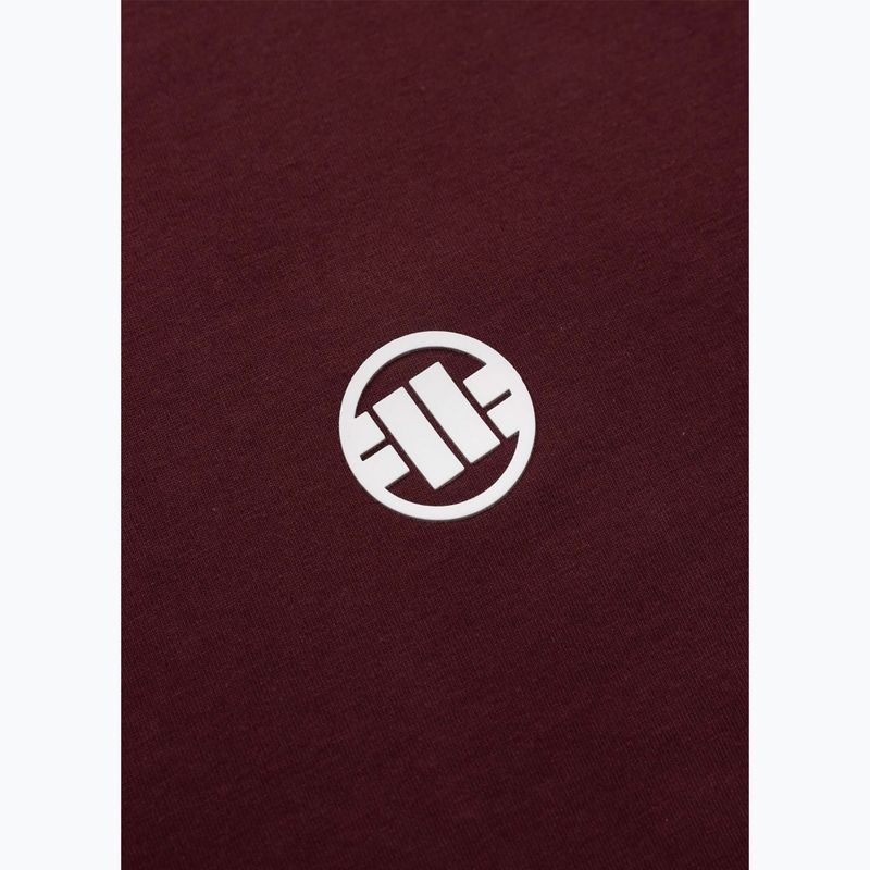 Футболка чоловіча Pitbull Small Logo dark burgundy 4
