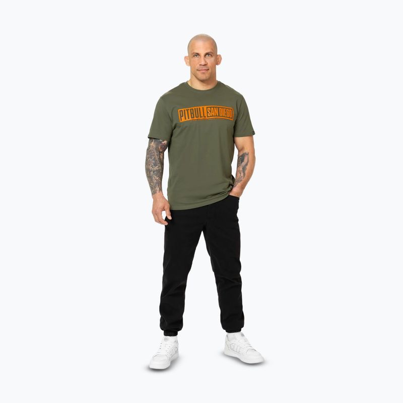 Футболка чоловіча Pitbull Eighty Nine Dog dark olive 2