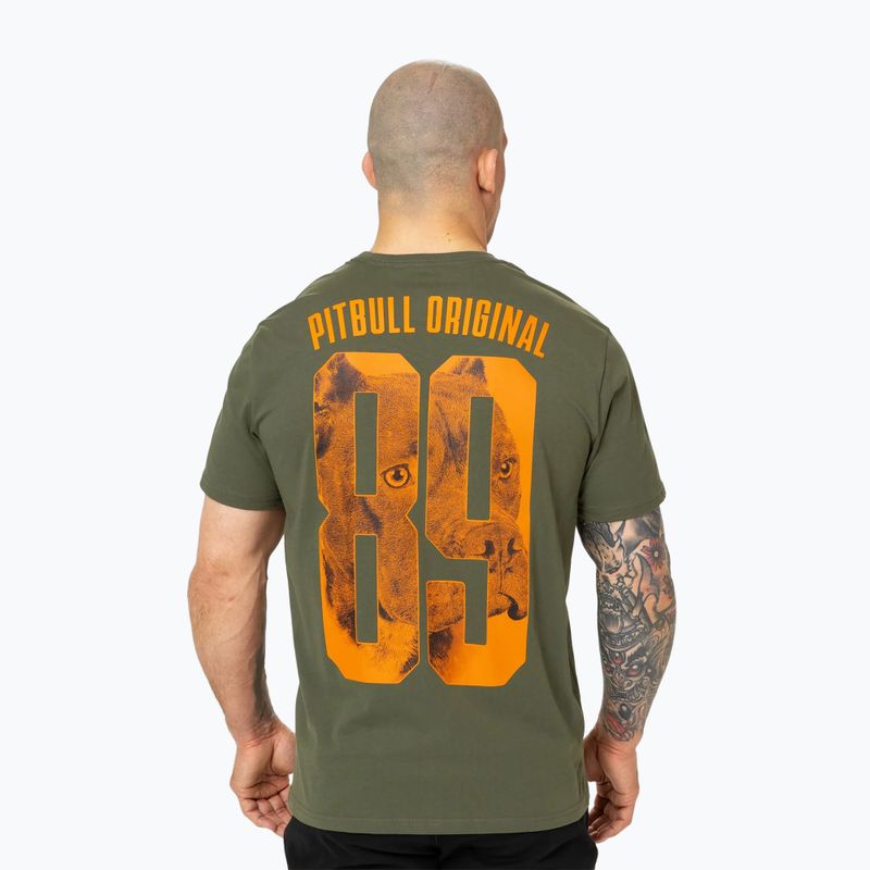 Футболка чоловіча Pitbull Eighty Nine Dog dark olive 3