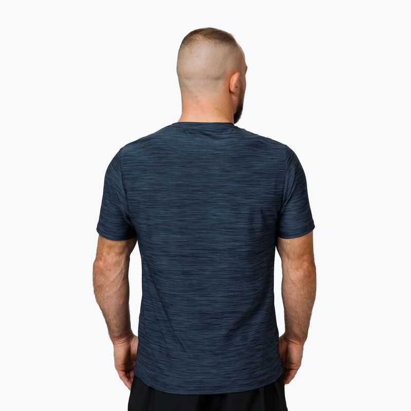 Футболка чоловіча Pitbull Small Logo Casual Sport navy melange 3