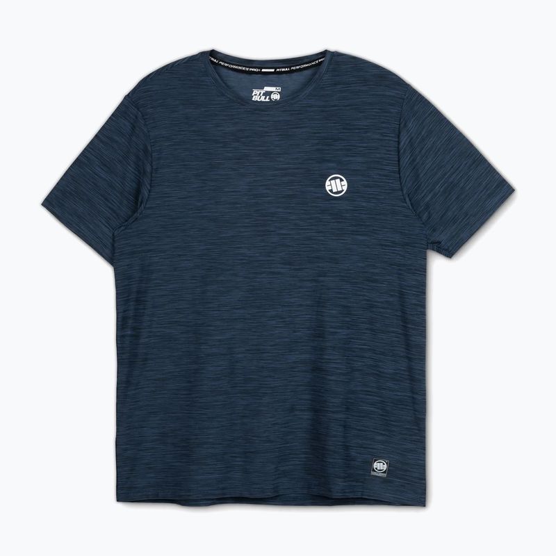 Футболка чоловіча Pitbull Small Logo Casual Sport navy melange 4
