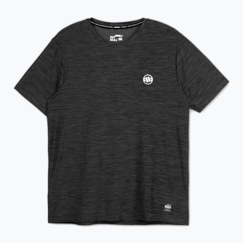Футболка чоловіча Pitbull Small Logo Casual Sport black melange 4