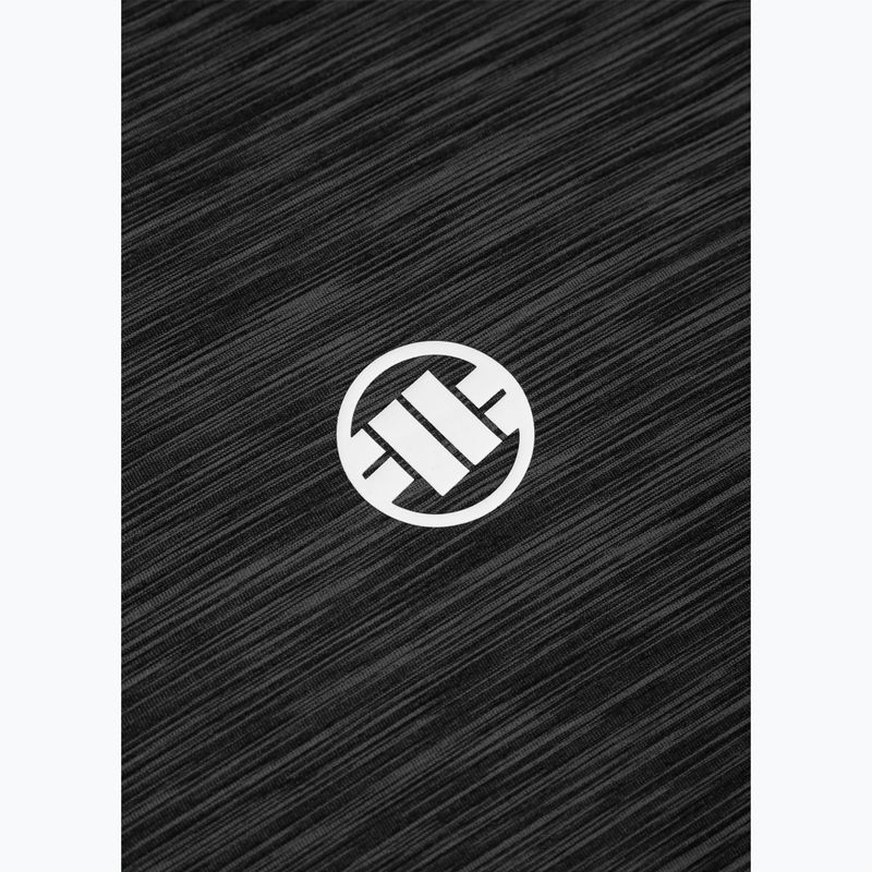 Футболка чоловіча Pitbull Small Logo Casual Sport black melange 7