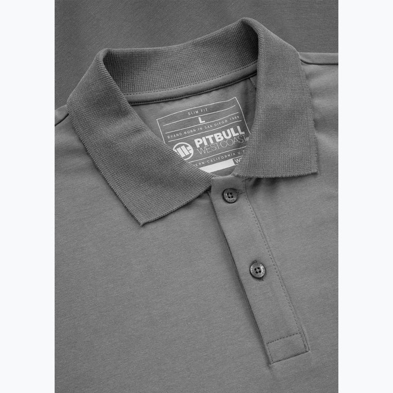 Футболка поло чоловіча Pitbull Polo Jersey Small Logo grey 3