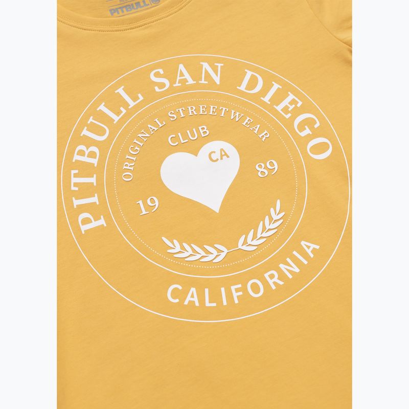 Футболка жіночі Pitbull Heartie pale yellow 7