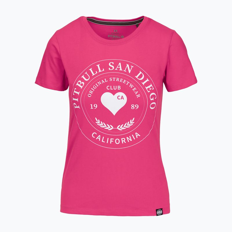 Футболка жіночі Pitbull Heartie raspberry red 5