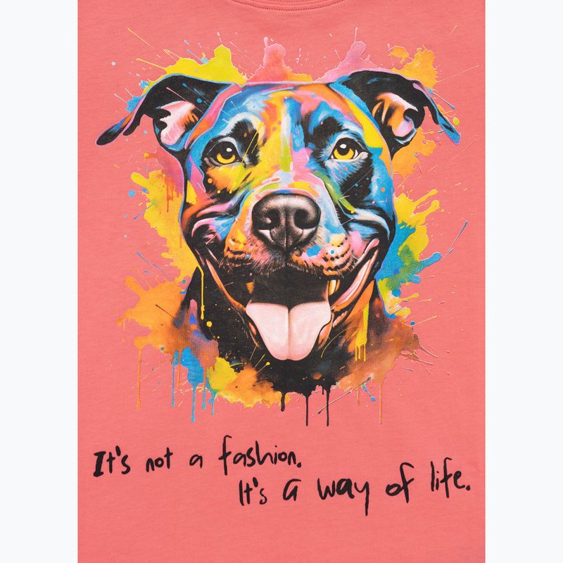 Футболка жіноча Pitbull Watercolor coral 9