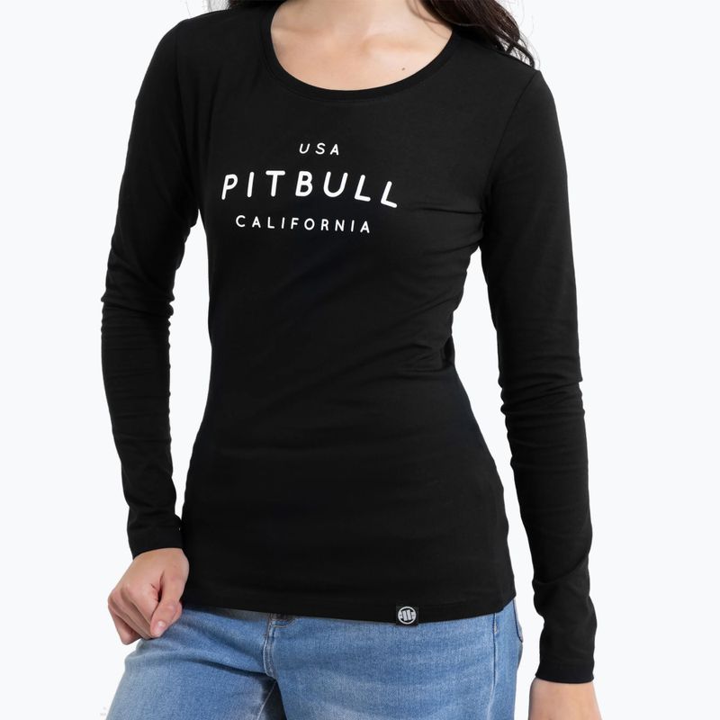 Лонгслів жіночий Pitbull Usa Cal Slim Fit black 4