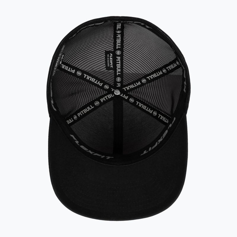 Кепка Pitbull Mesh Full Cap Logo Iridescent Flexfit black 3