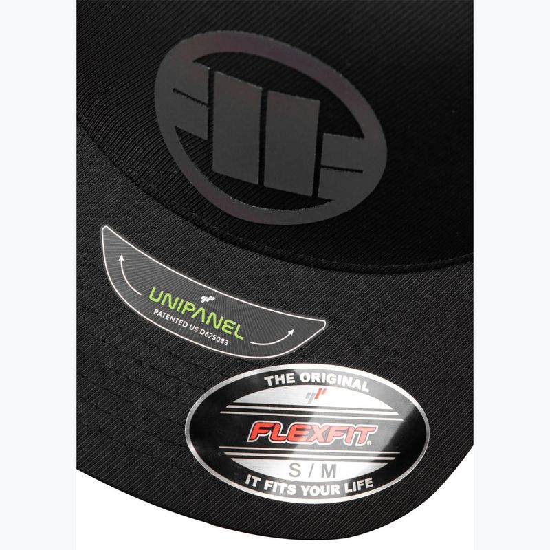 Кепка Pitbull Mesh Full Cap Logo Iridescent Flexfit black 5