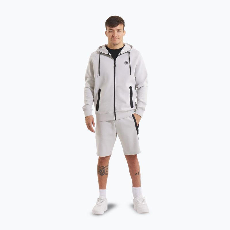 Кофта чоловіча Pitbull Dogwood Hooded Zip Sweatshirt white/blue 2
