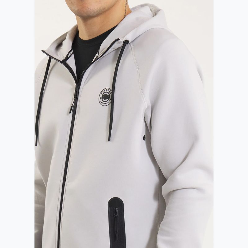 Кофта чоловіча Pitbull Dogwood Hooded Zip Sweatshirt white/blue 4