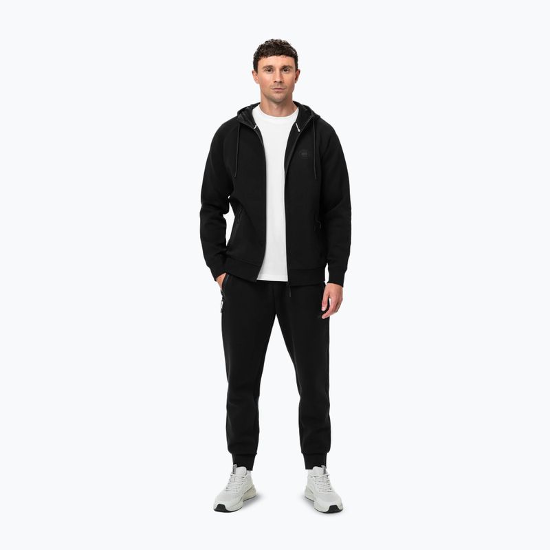 Кофта чоловіча Pitbull Dogwood Hooded Zip Sweatshirt black 2