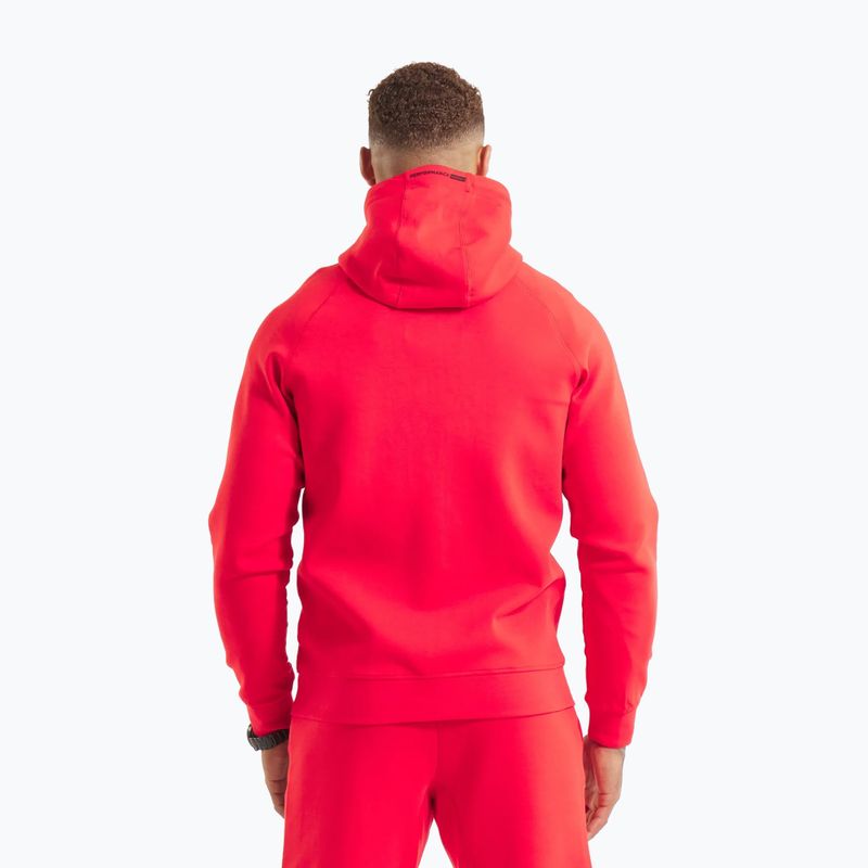 Кофта чоловіча Pitbull Dogwood Hooded Zip Sweatshirt fluo/red 3