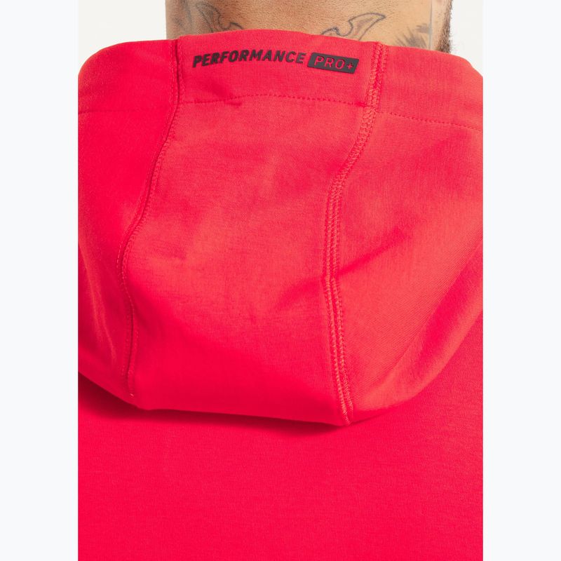 Кофта чоловіча Pitbull Dogwood Hooded Zip Sweatshirt fluo/red 4