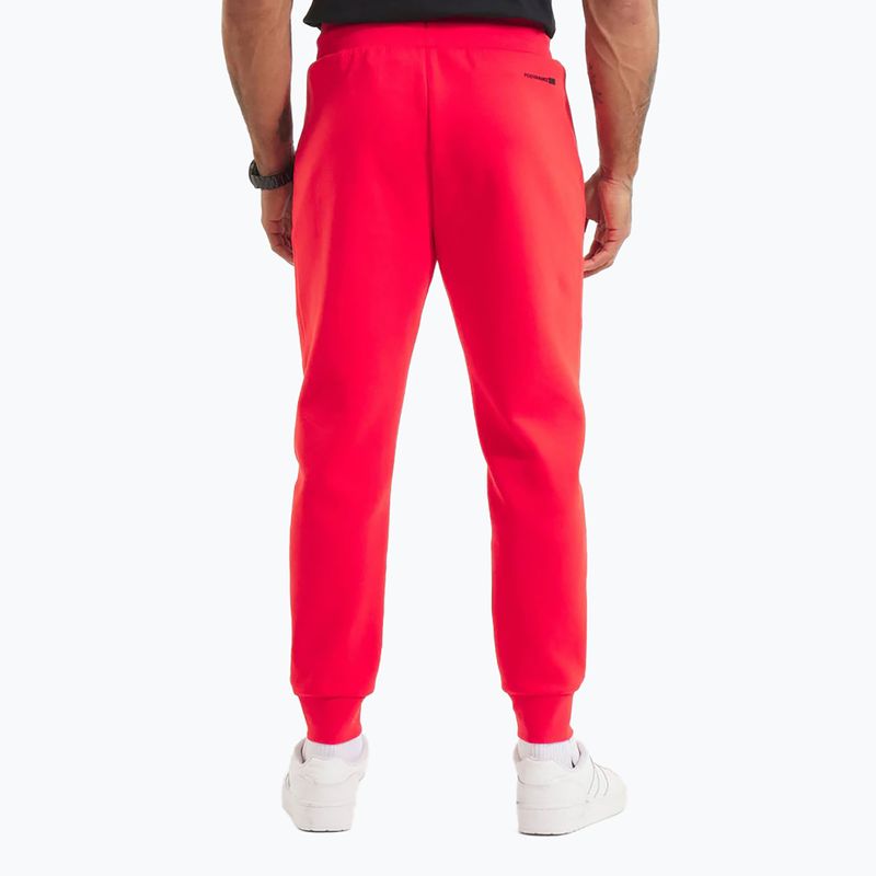 Штани чоловічі Pitbull Dogwood Track Pants fluo/red 2