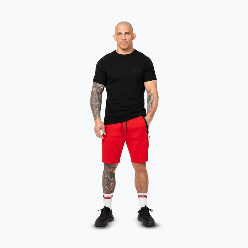 Шорти чоловічі Pitbull Dogwood Sport fluo/red 2