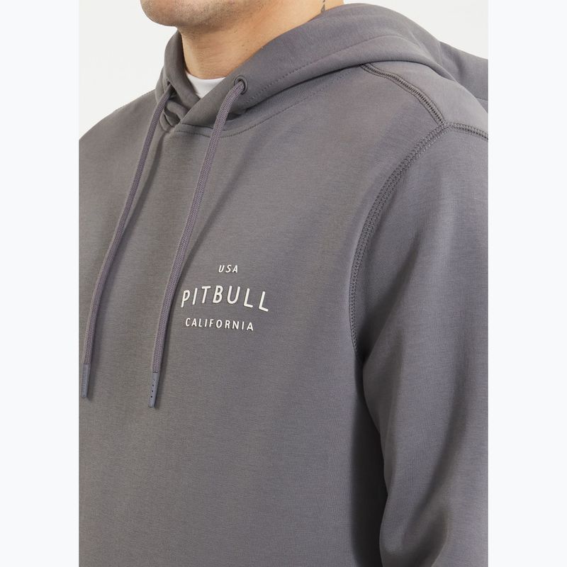 Кофта чоловіча Pitbull Sampson Hooded Sweatshirt graphite 4