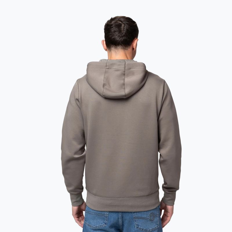 Кофта чоловіча Pitbull Sampson Hooded Sweatshirt taupe 3