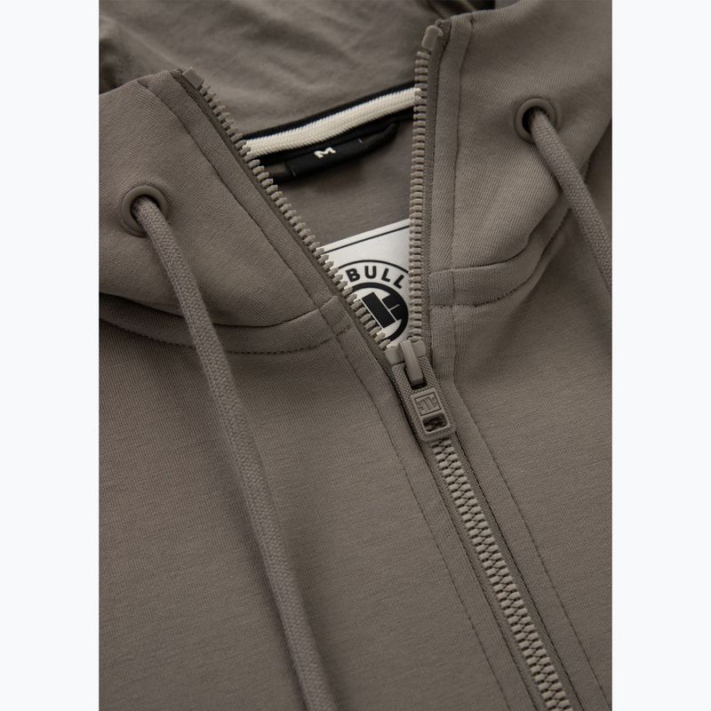 Чоловіча худі Pitbull Sampson Hooded Zip Sweatshirt taupe 9