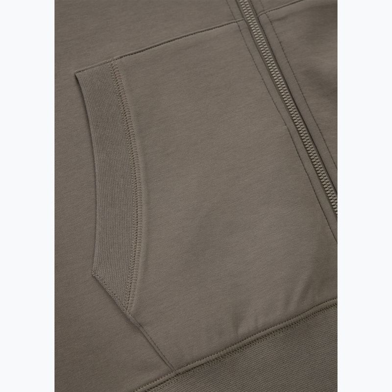 Кофта чоловіча Pitbull Sampson Hooded Zip Sweatshirt taupe 12