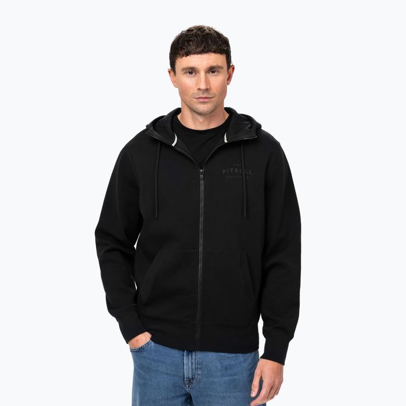 Кофта чоловіча Pitbull Sampson Hooded Zip Sweatshirt black