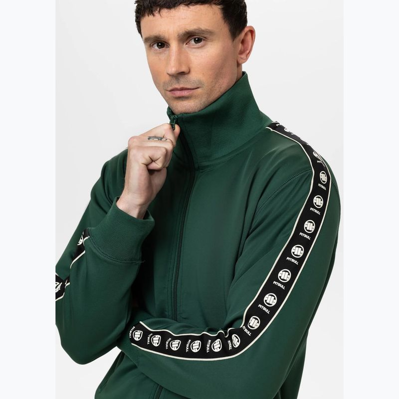Кофта чоловіча Pitbull Track Jacket Powers bottle green 6