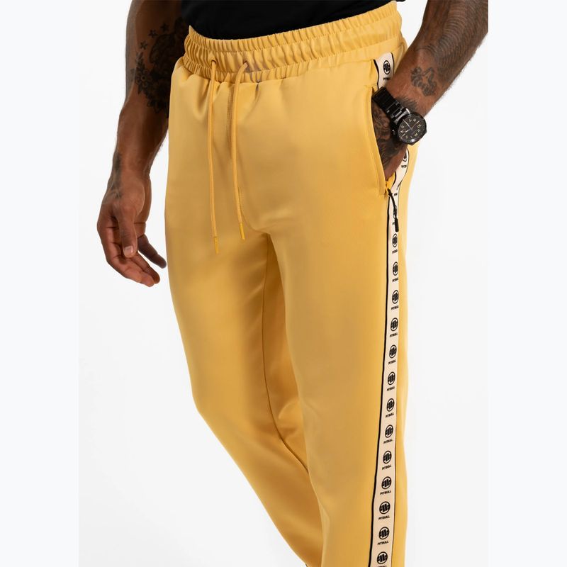 Штани чоловічі Pitbull Track Pants Powers pale yellow 4