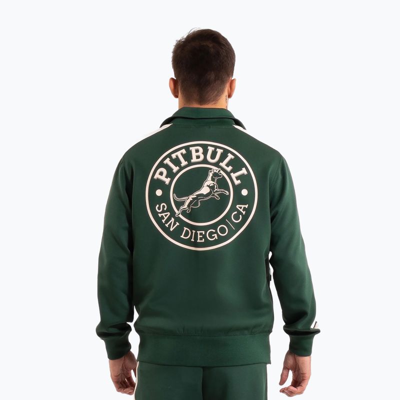 Кофта чоловіча Pitbull Track Jacket San Diego bottle green 3
