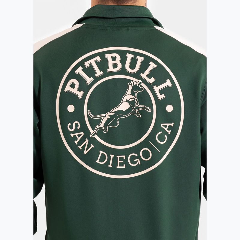 Кофта чоловіча Pitbull Track Jacket San Diego bottle green 5