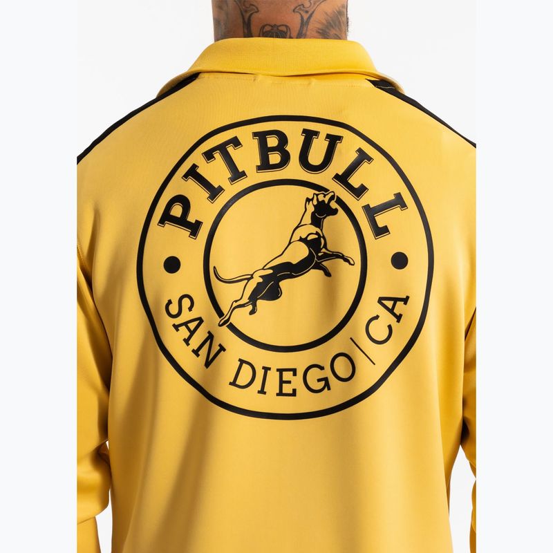 Кофта чоловіча Pitbull Track Jacket San Diego pale yellow 4