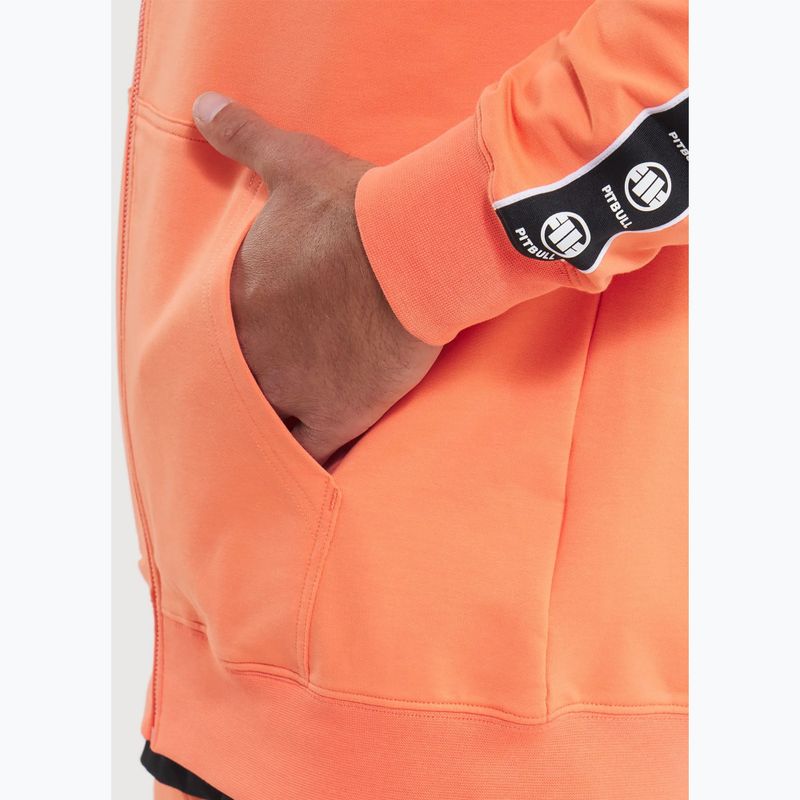 Кофта чоловіча Pitbull Tape Nugget Hooded Zip Sweatshirt bright salmon 5