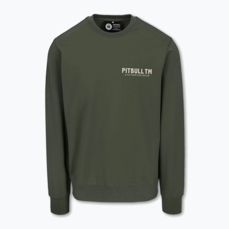 Кофта чоловіча Pitbull Para Bellum Crewneck Sweatshirt old green
