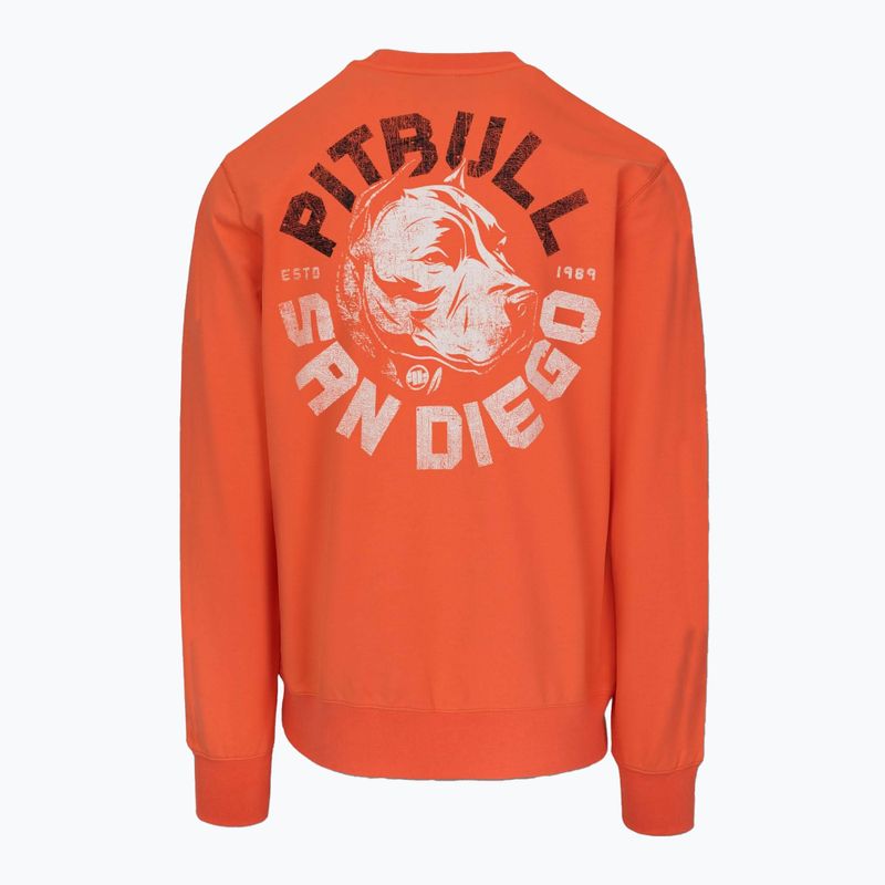 Кофта чоловіча Pitbull Dog Sd Crewneck Sweatshirt bright salmon 2