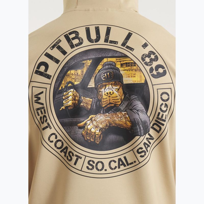 Кофта чоловіча Pitbull Driving Hooded Sweatshirt pale sand 5