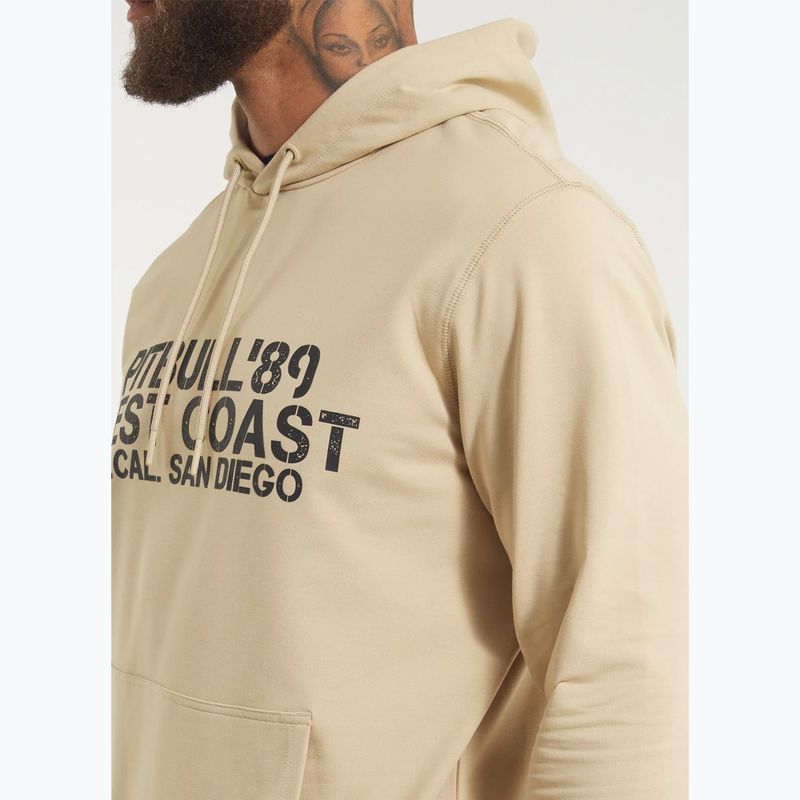 Кофта чоловіча Pitbull Driving Hooded Sweatshirt pale sand 6