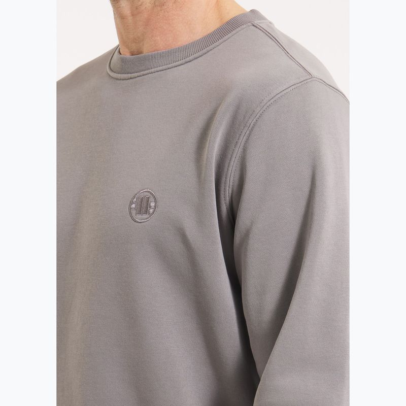 Кофта чоловіча Pitbull Lancaster 2 Crewneck Sweatshirt washed grey 4