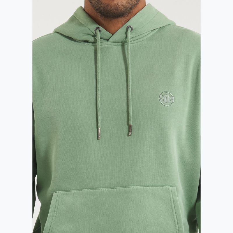 Кофта чоловіча Pitbull Lancaster 2 Hooded Sweatshirt washed green 3