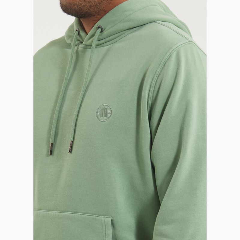 Кофта чоловіча Pitbull Lancaster 2 Hooded Sweatshirt washed green 4