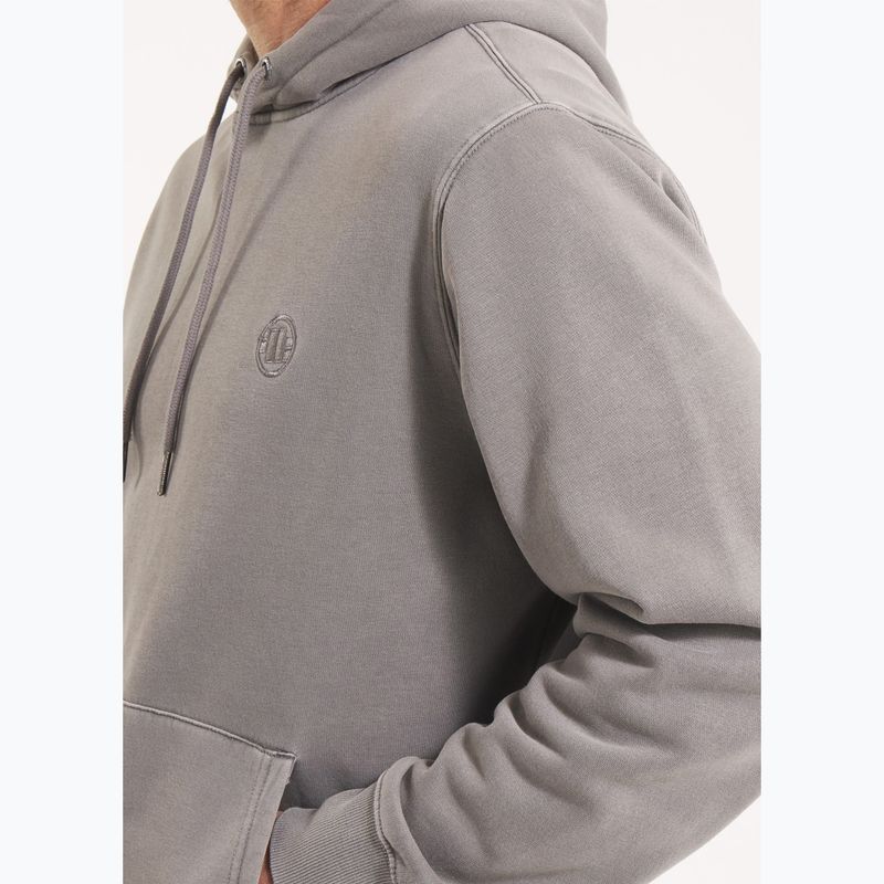 Кофта чоловіча Pitbull Lancaster 2 Hooded Sweatshirt washed grey 4