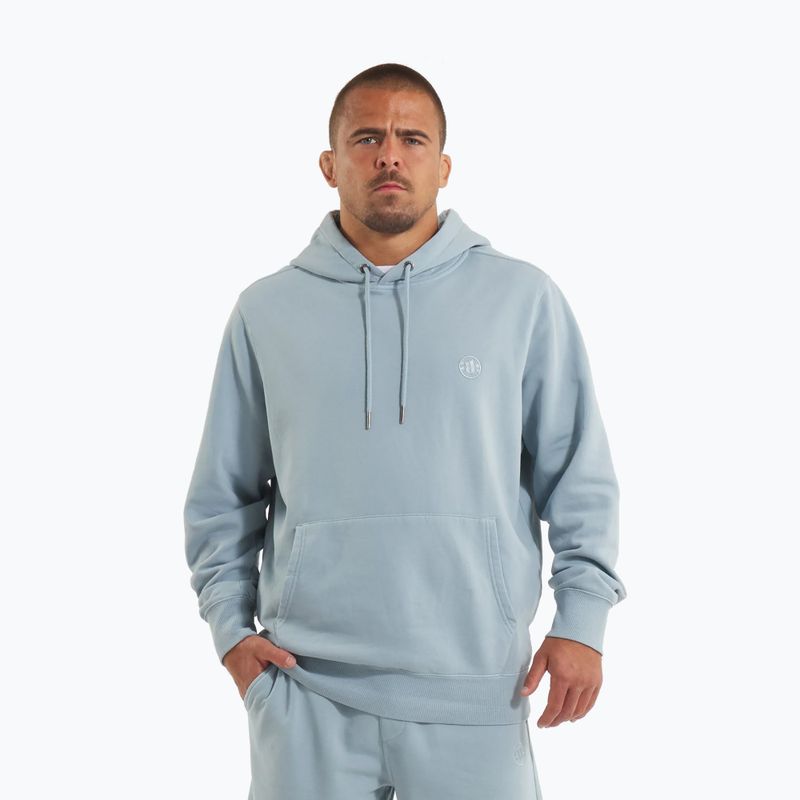Кофта чоловіча Pitbull Lancaster 2 Hooded Sweatshirt washed blue