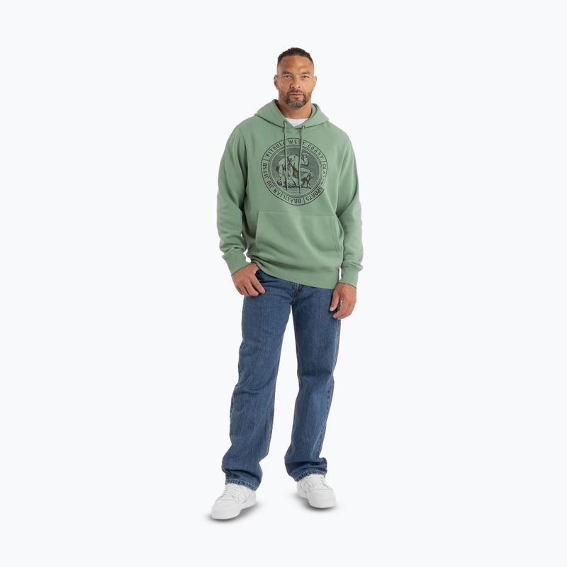 Кофта чоловіча Pitbull Vintage Bjj Hooded Sweatshirt washed green 2