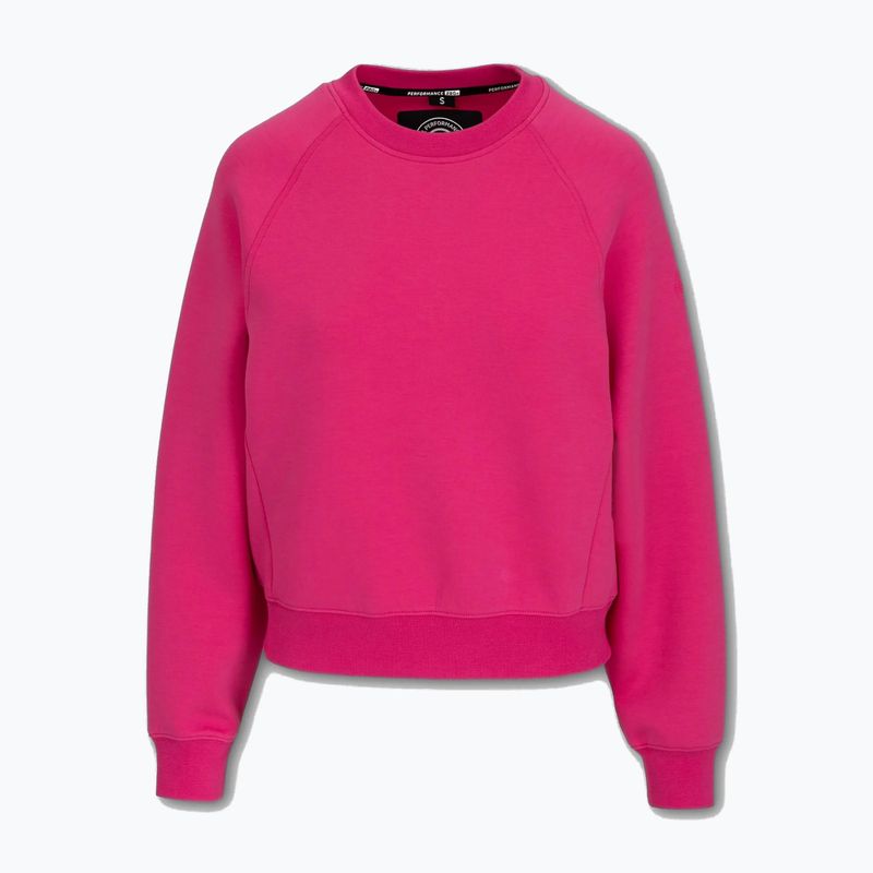 Кофта жіноча Pitbull Discovery Crewneck Sweatshirt raspberry red 4