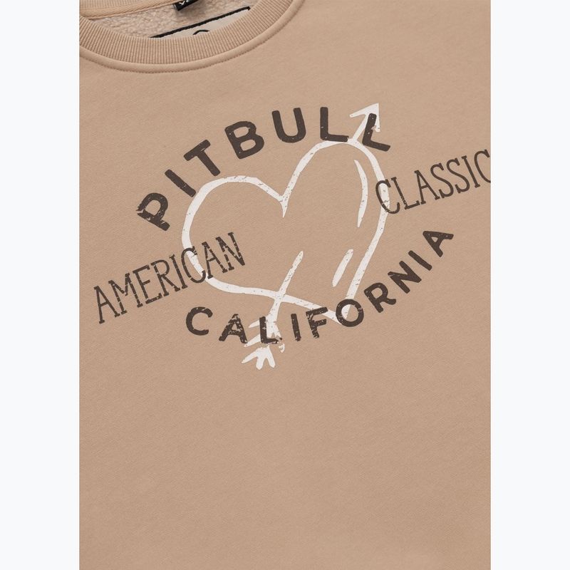 Кофта жіноча Pitbull Manzanita Heart Crewneck Sweatshirt sand 7