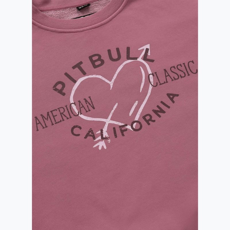 Кофта жіноча Pitbull Manzanita Heart Crewneck Sweatshirt pink 9