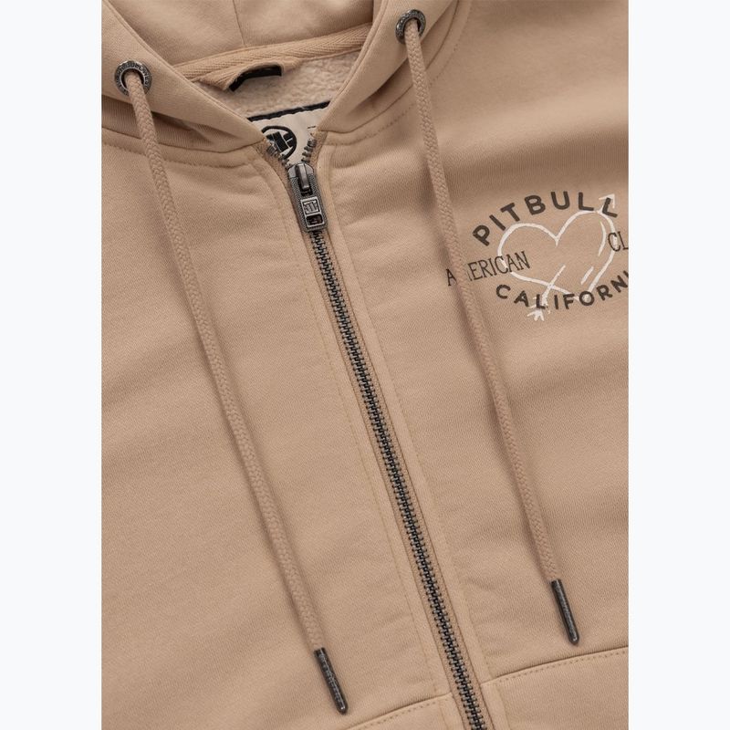 Кофта жіноча Pitbull Manzanita Heart Hooded Zip Sweatshirt sand 5