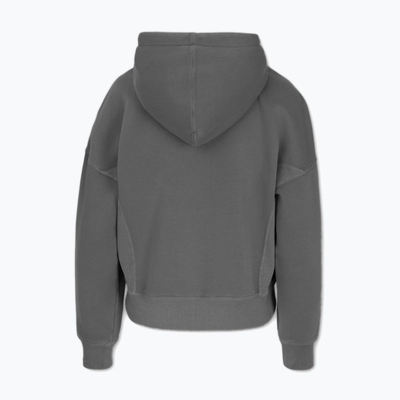 Кофта жіноча Pitbull Manzanita Heart Hooded Zip Sweatshirt washed grey 5