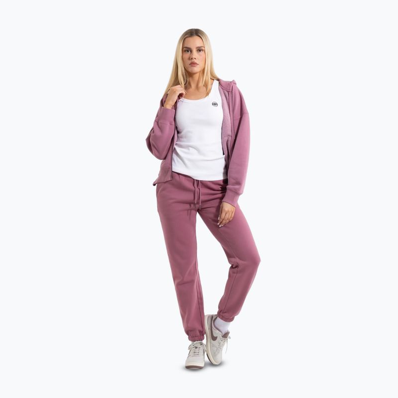 Кофта жіноча Pitbull Manzanita Heart Hooded Zip Sweatshirt pink 2