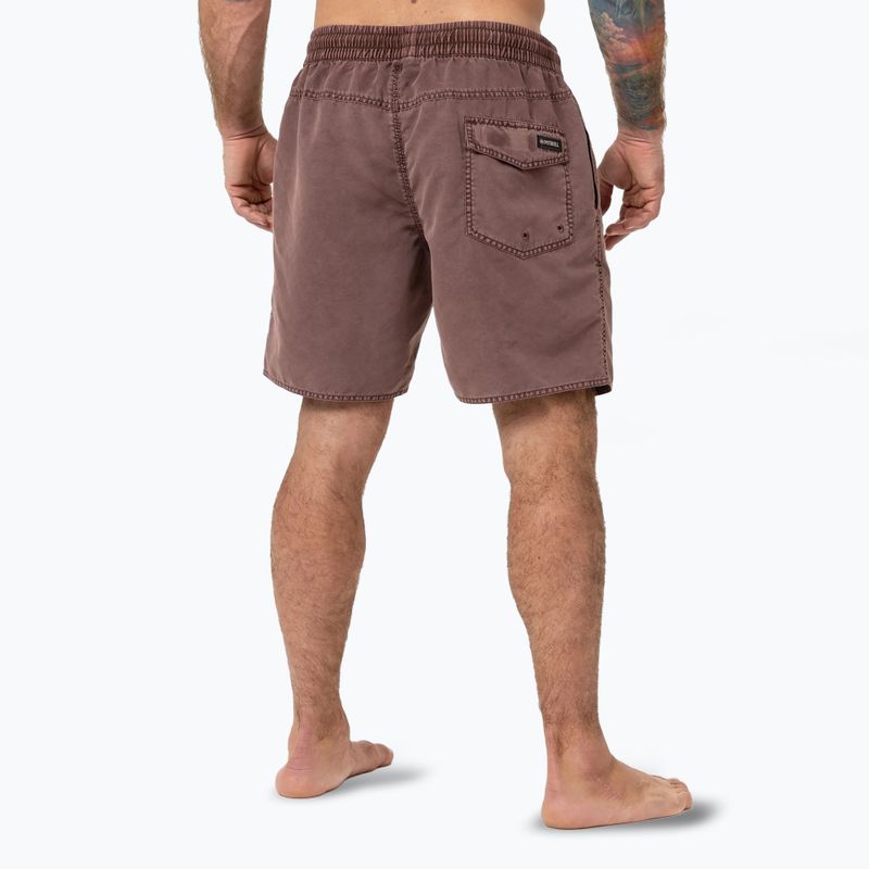 Шорти для плавання чоловічі Pitbull Balfour dusty burgundy 3