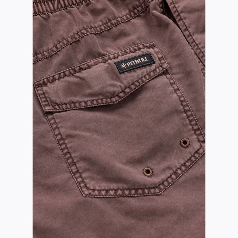 Шорти для плавання чоловічі Pitbull Balfour dusty burgundy 5